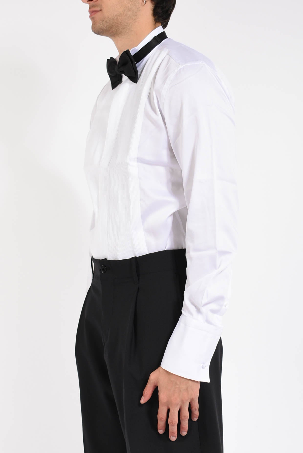 Camicia in raso di cotone