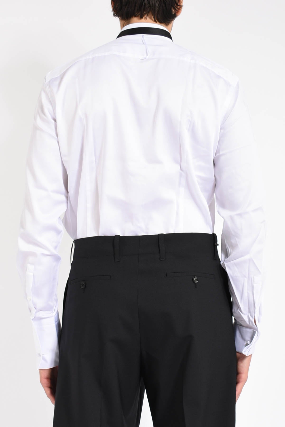 Camicia in raso di cotone