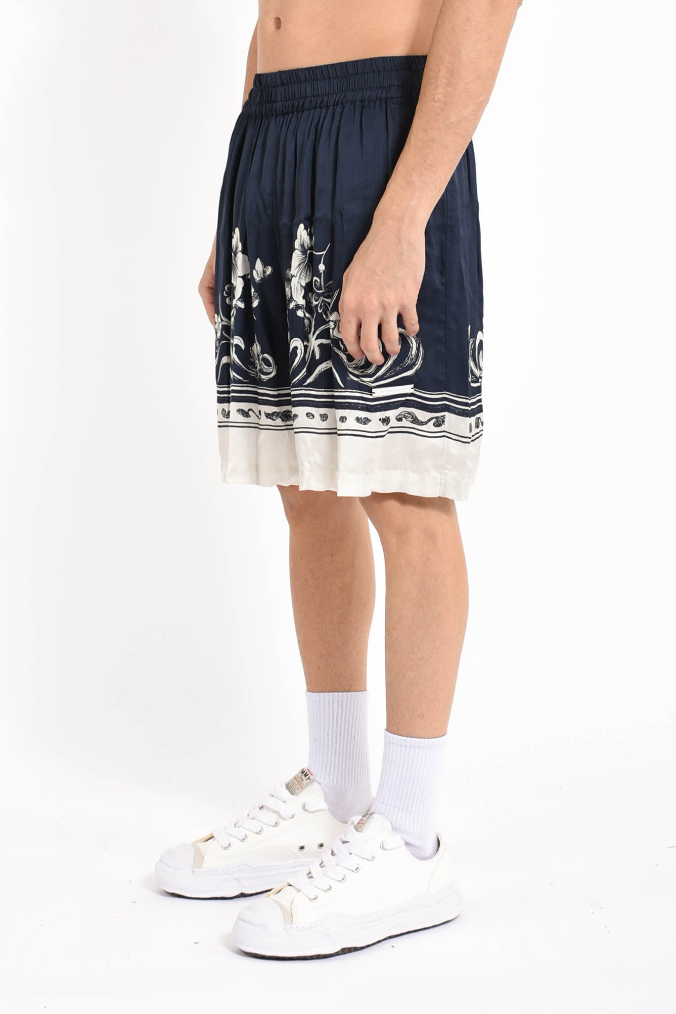 bermuda blue flower print