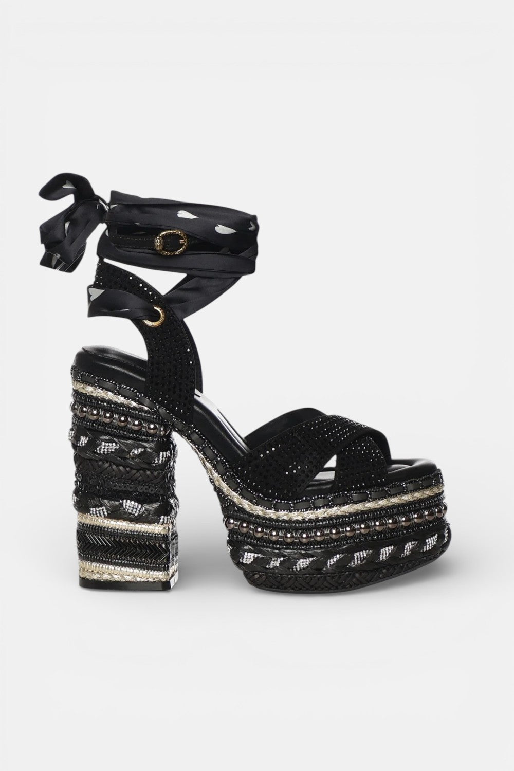 sandali chelsea scarf platform