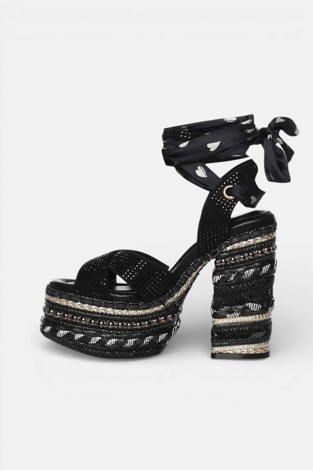 sandali chelsea scarf platform