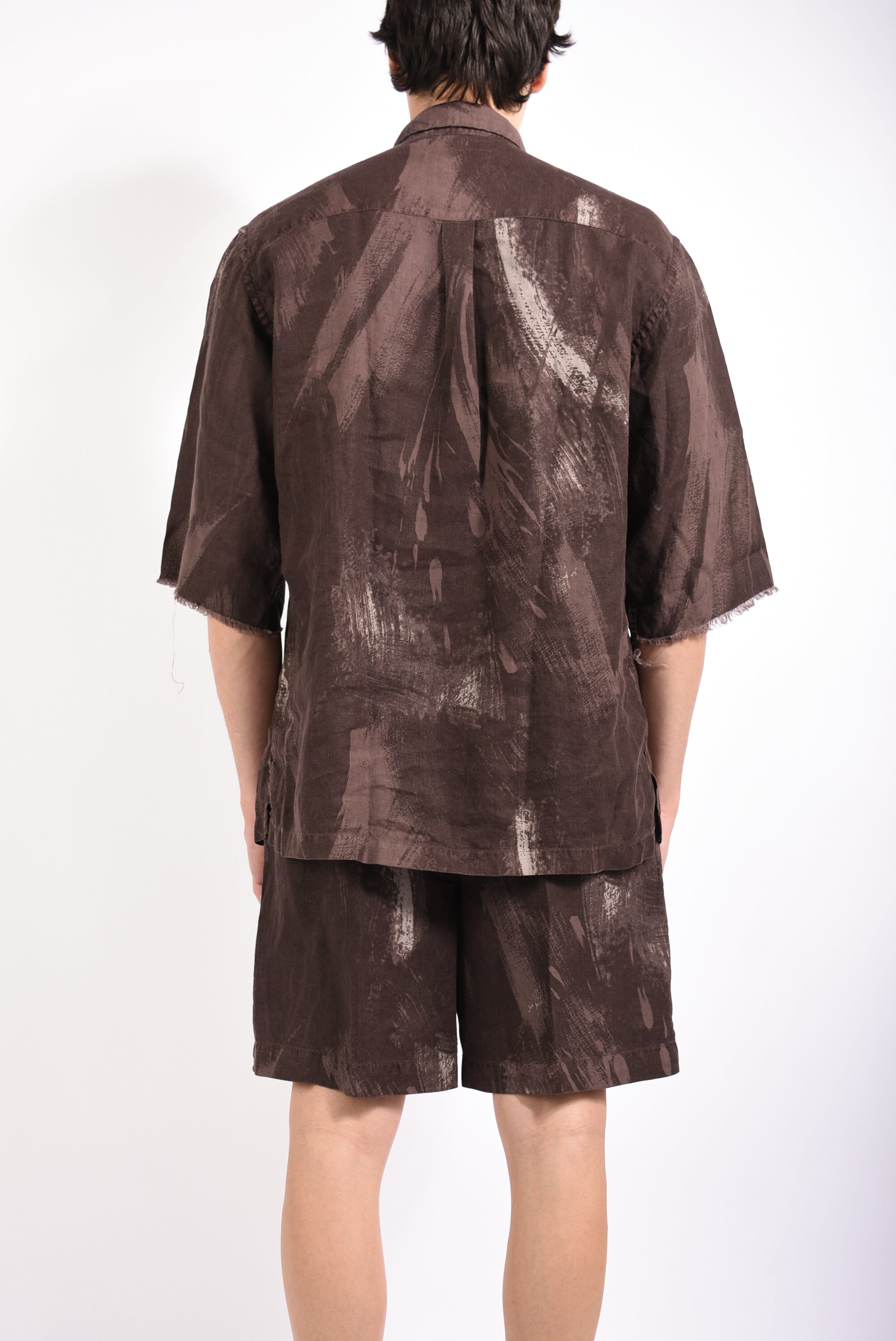 Camicia fantasia STEFANO KUTA in lino