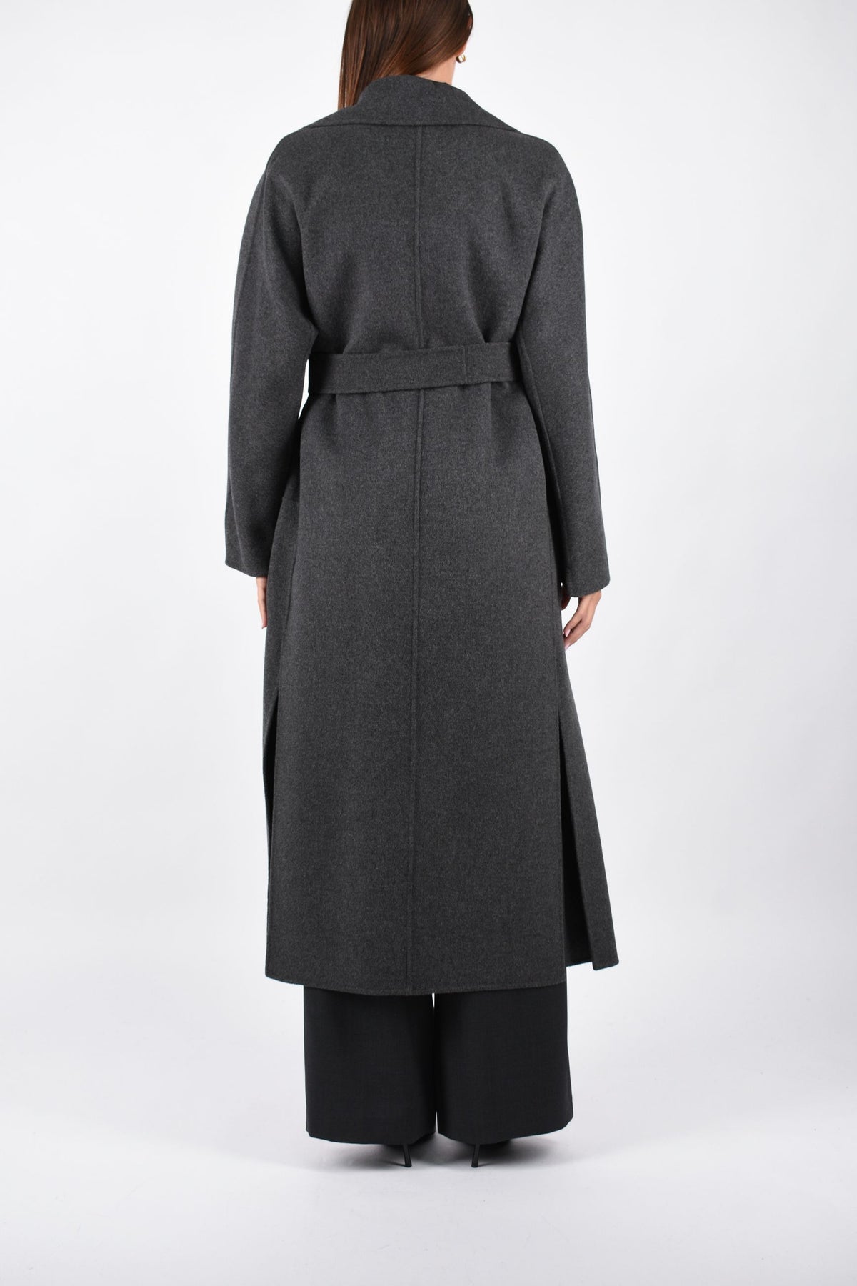 Cappotto lungo in lana double SMMPEONIE 2629016113600