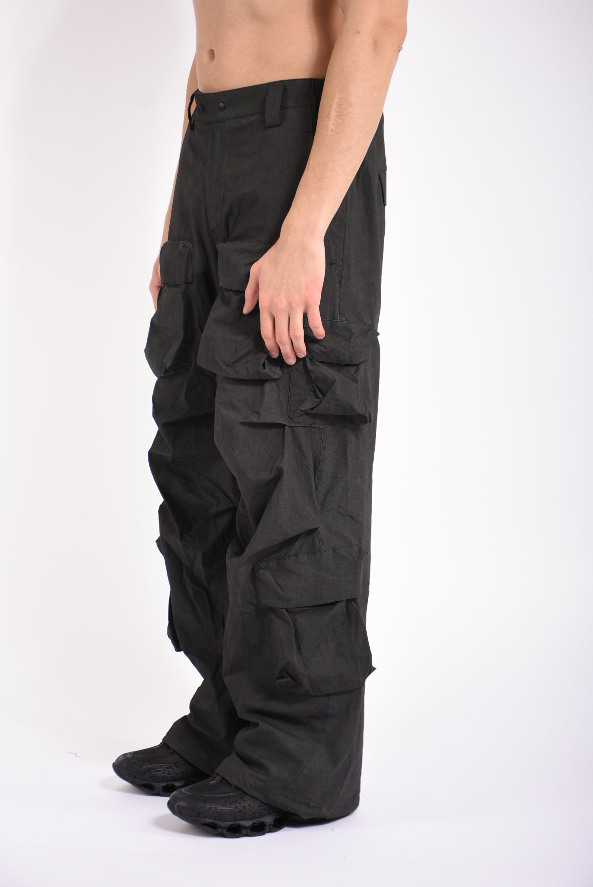 Pantaloni cargo in cotone