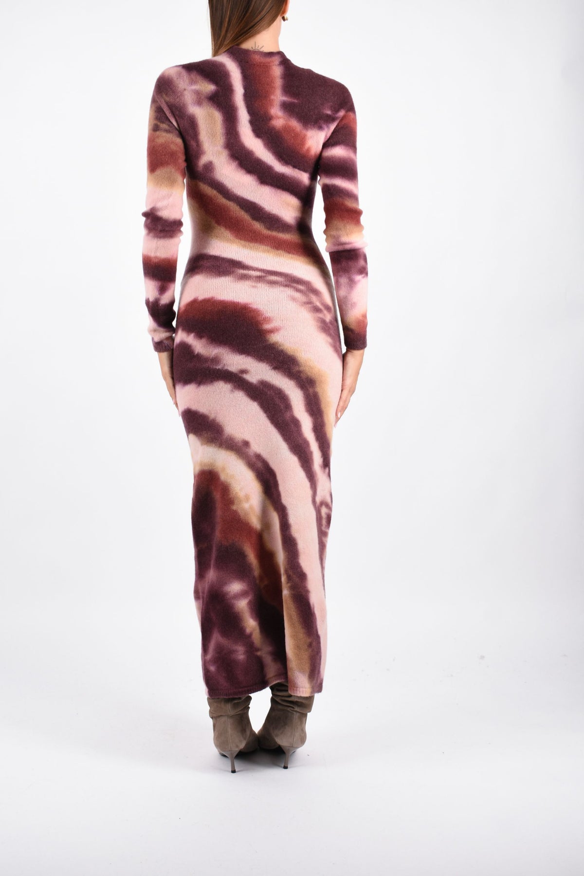 ABITO LUNGO MALTINTO IN LANA E CASHMERE SLIM FIT F6LAWOKD140