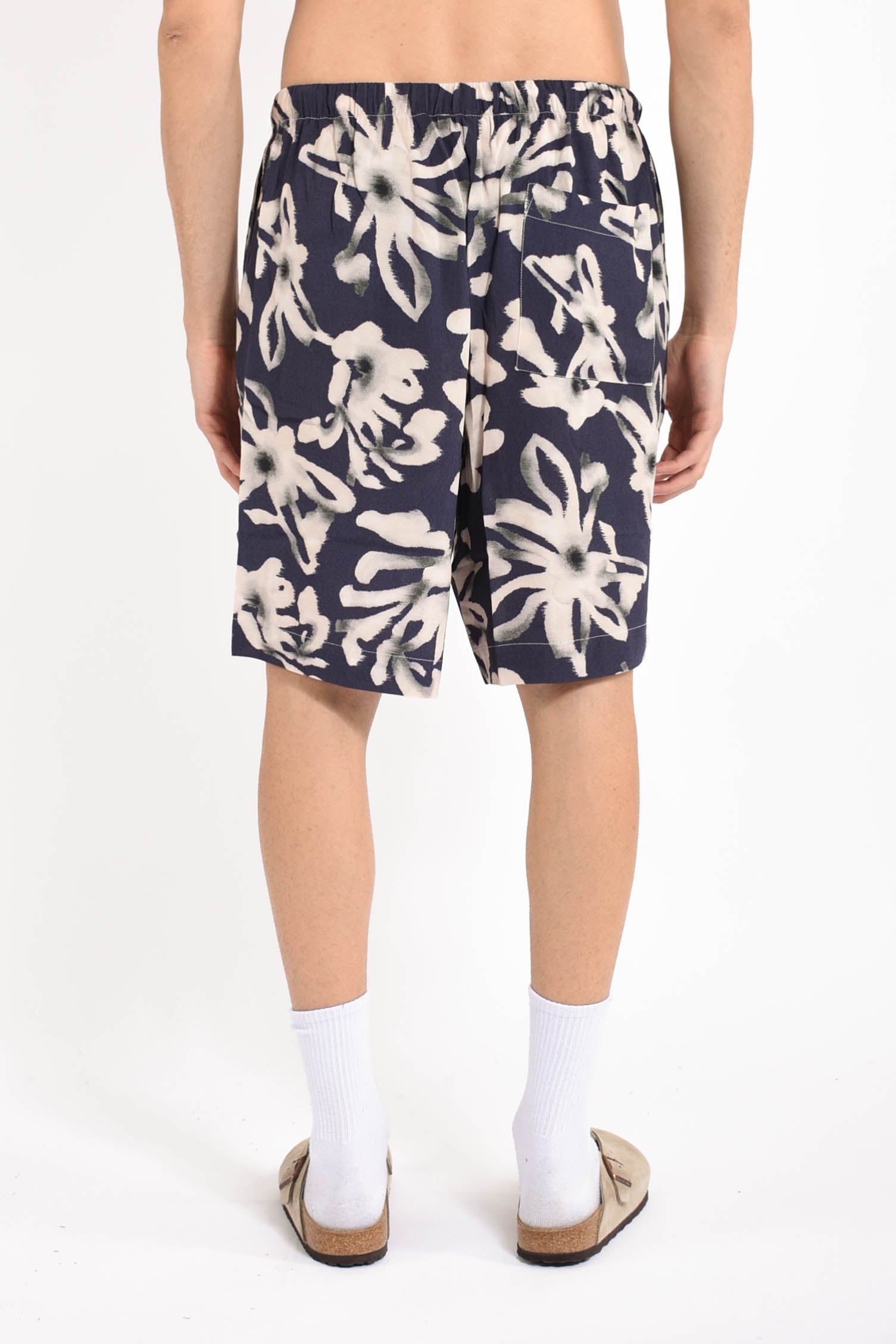 bermuda in viscosa stampato