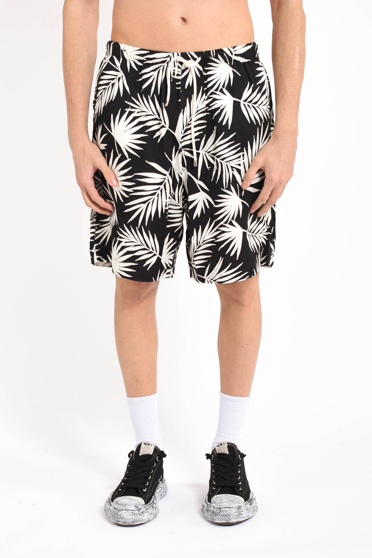 bermuda in viscosa stampata