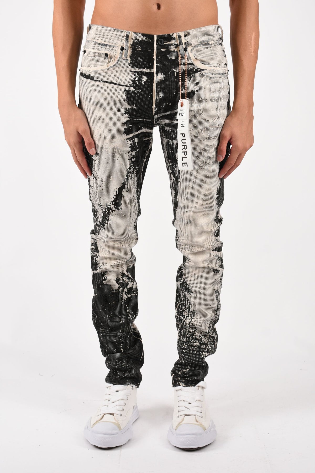Jeans skinny trompe loeil