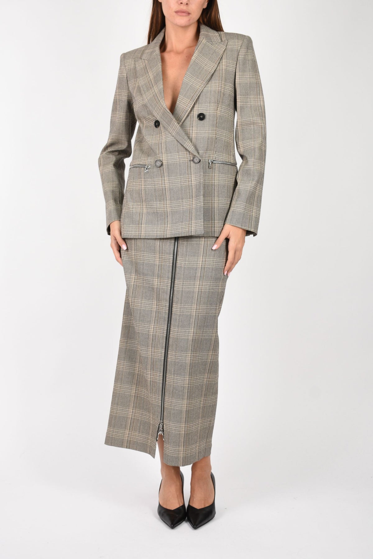 Blazer doppiopetto check 8S0089C8003