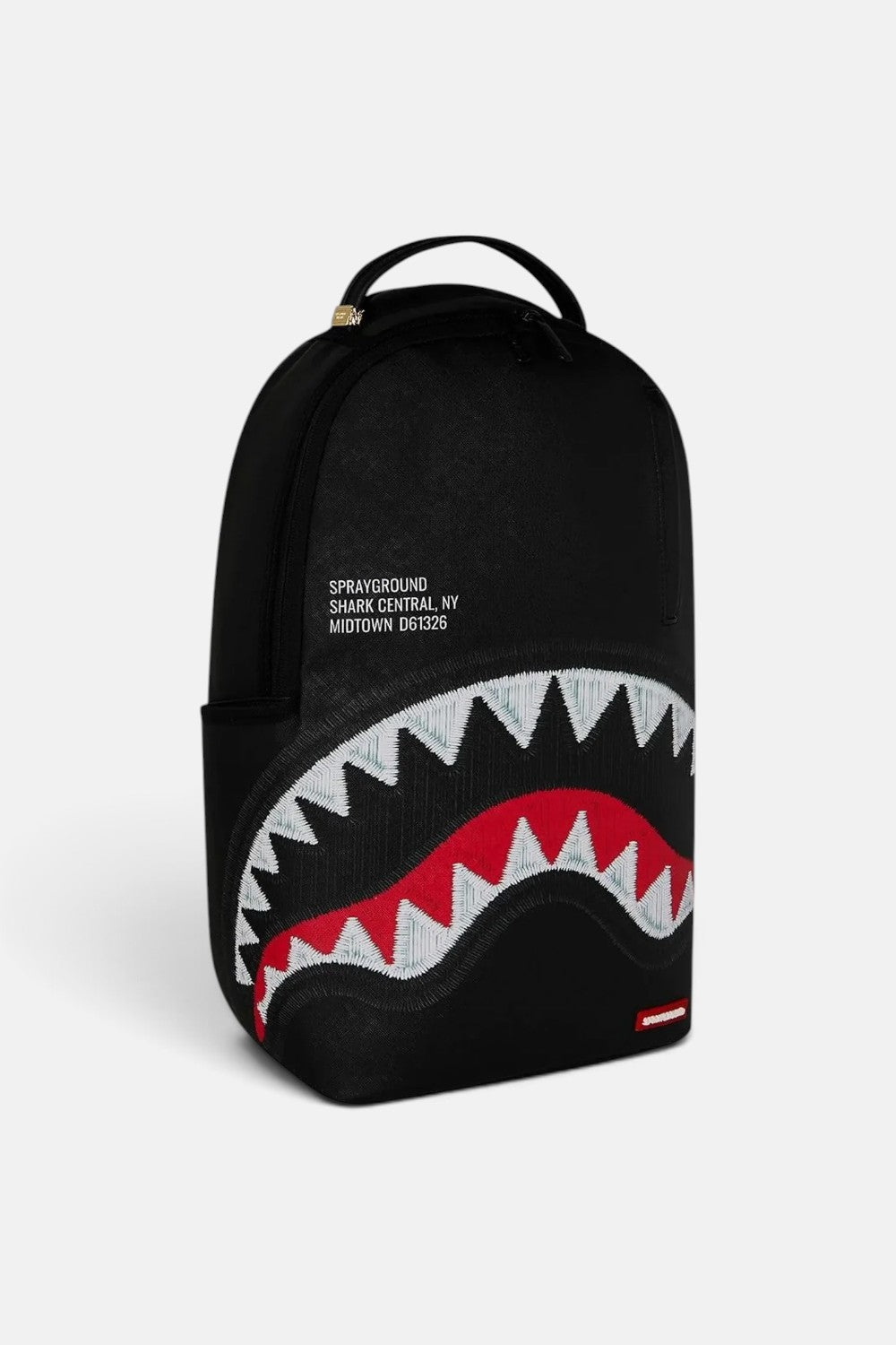 Zaino shark central black embroidered shark 910B9629NSZ