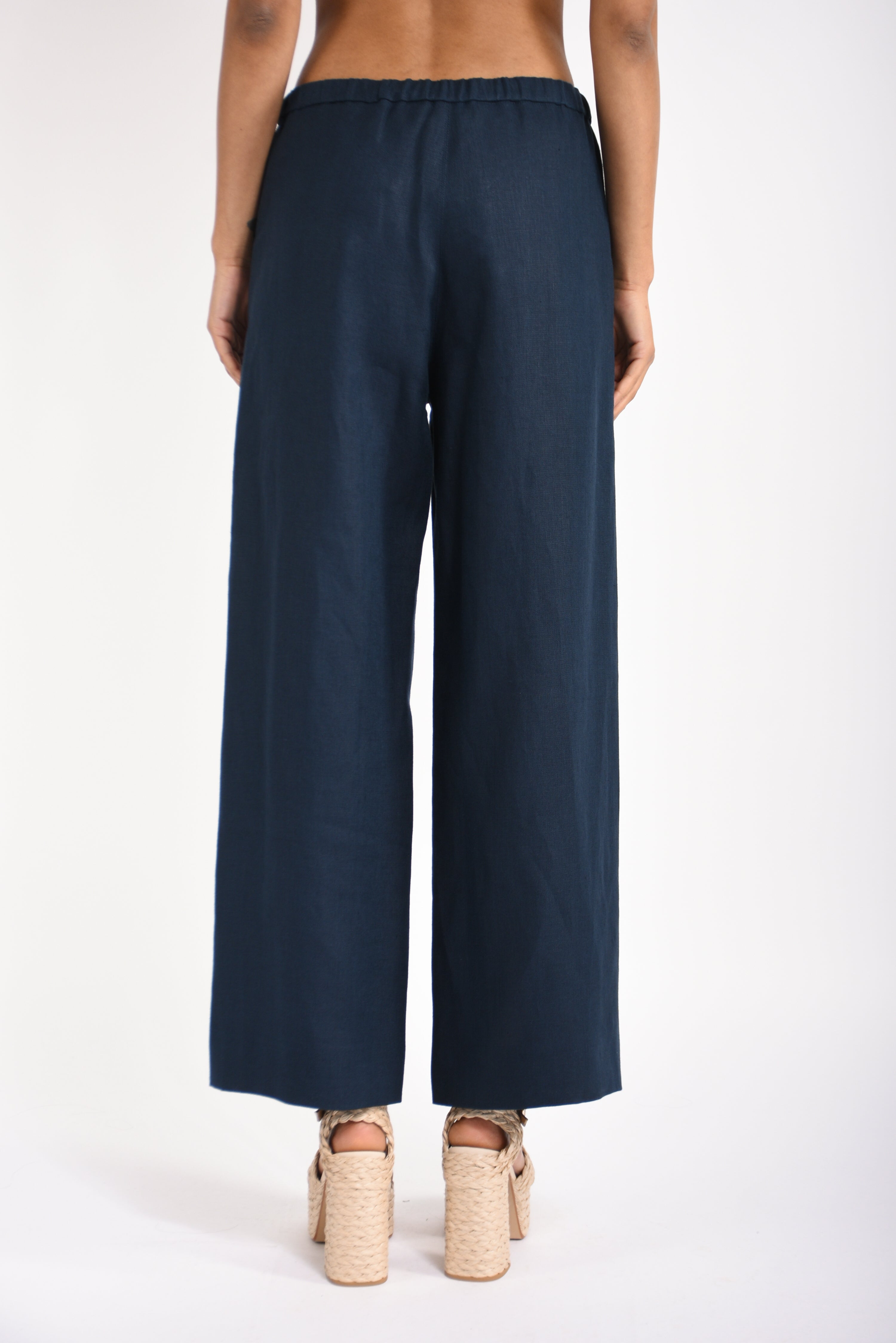 pantaloni in lino amedea