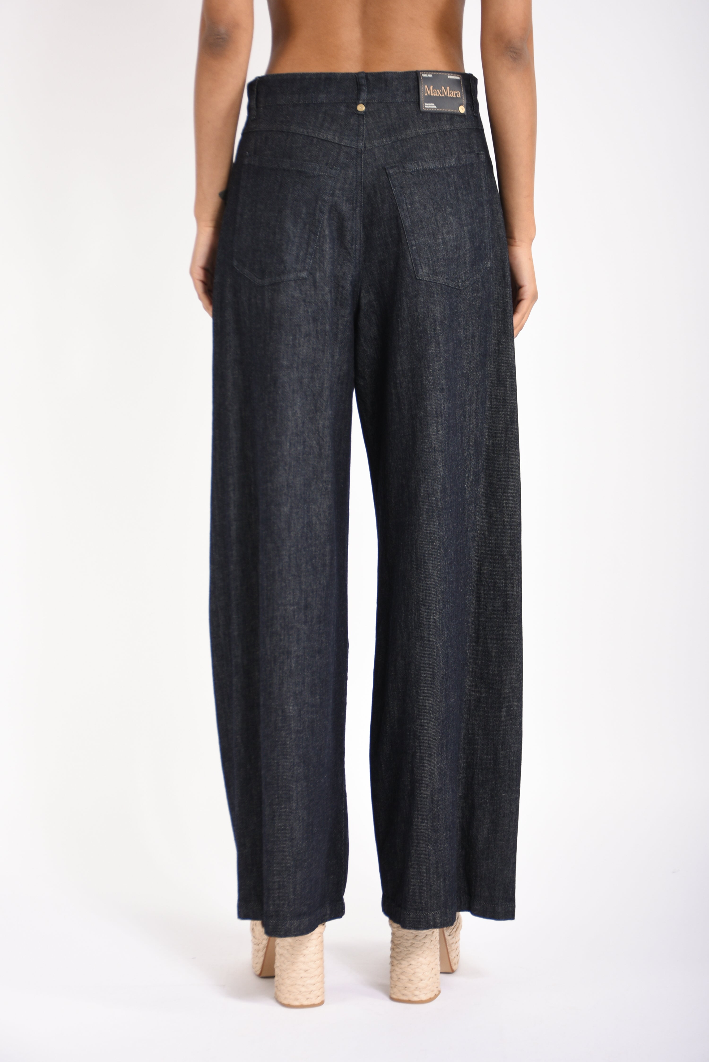 Jeans dritti in denim lavinia