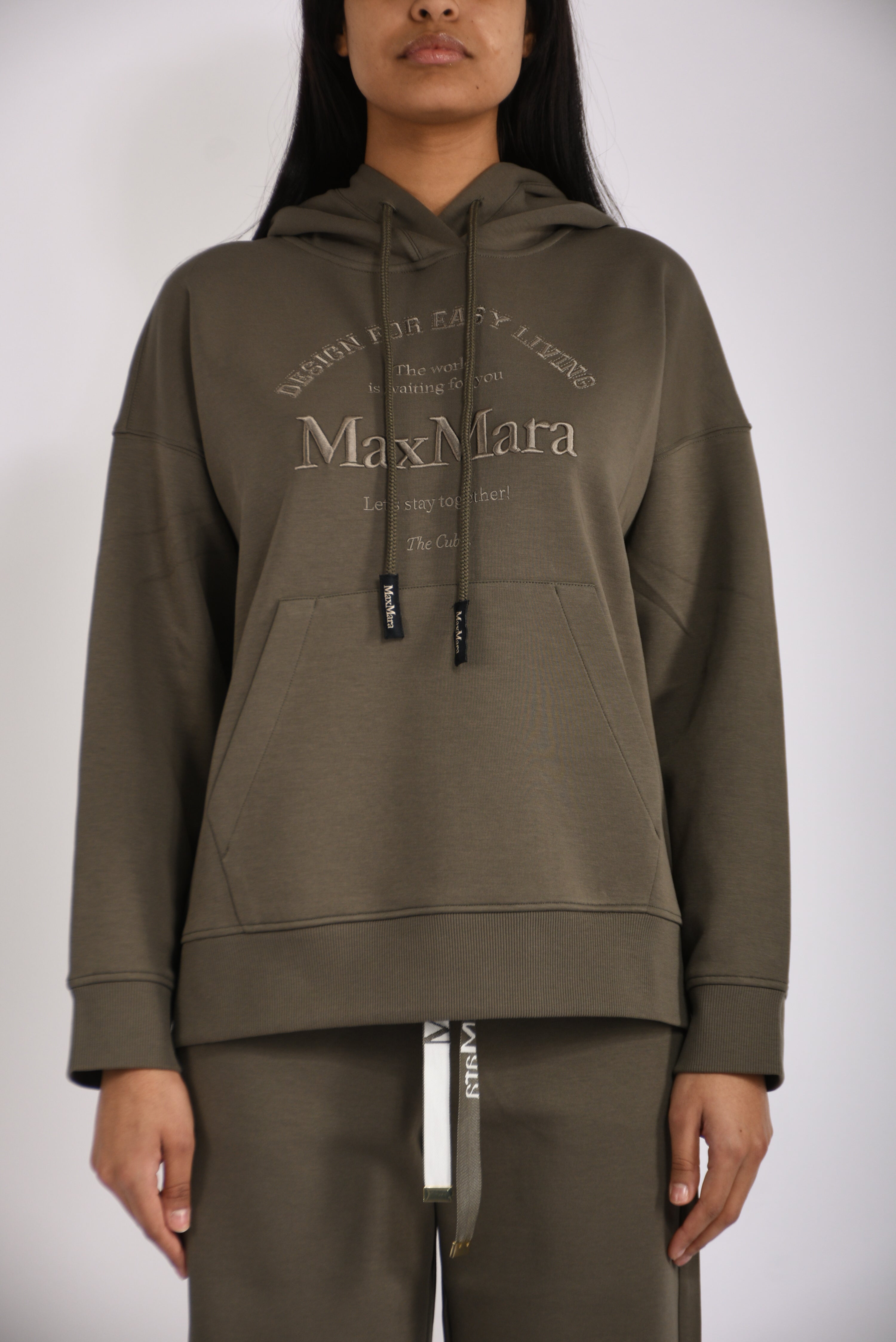 Felpa in jersey di cotone tecnico andrea