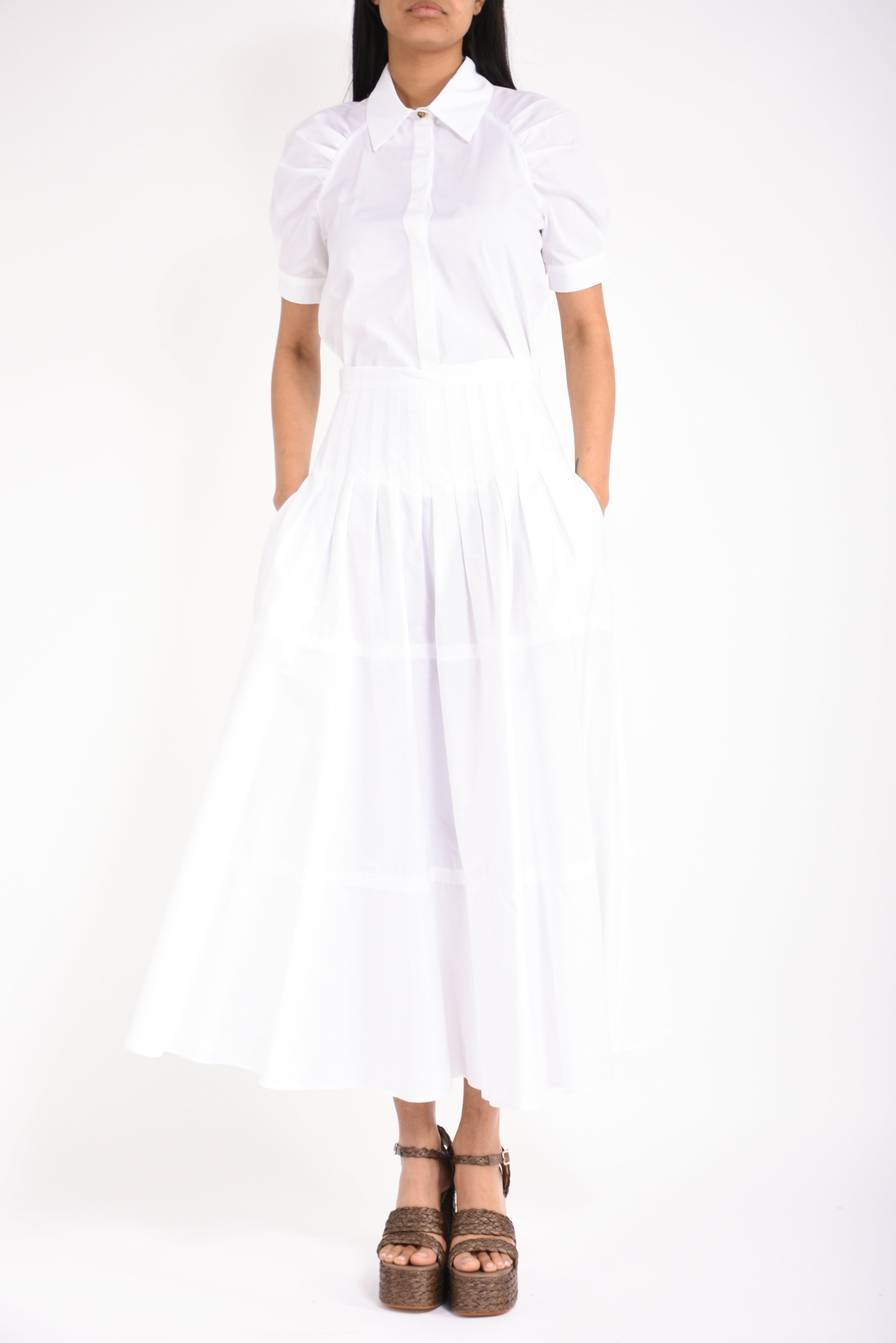 gonna lunga in cotone opera