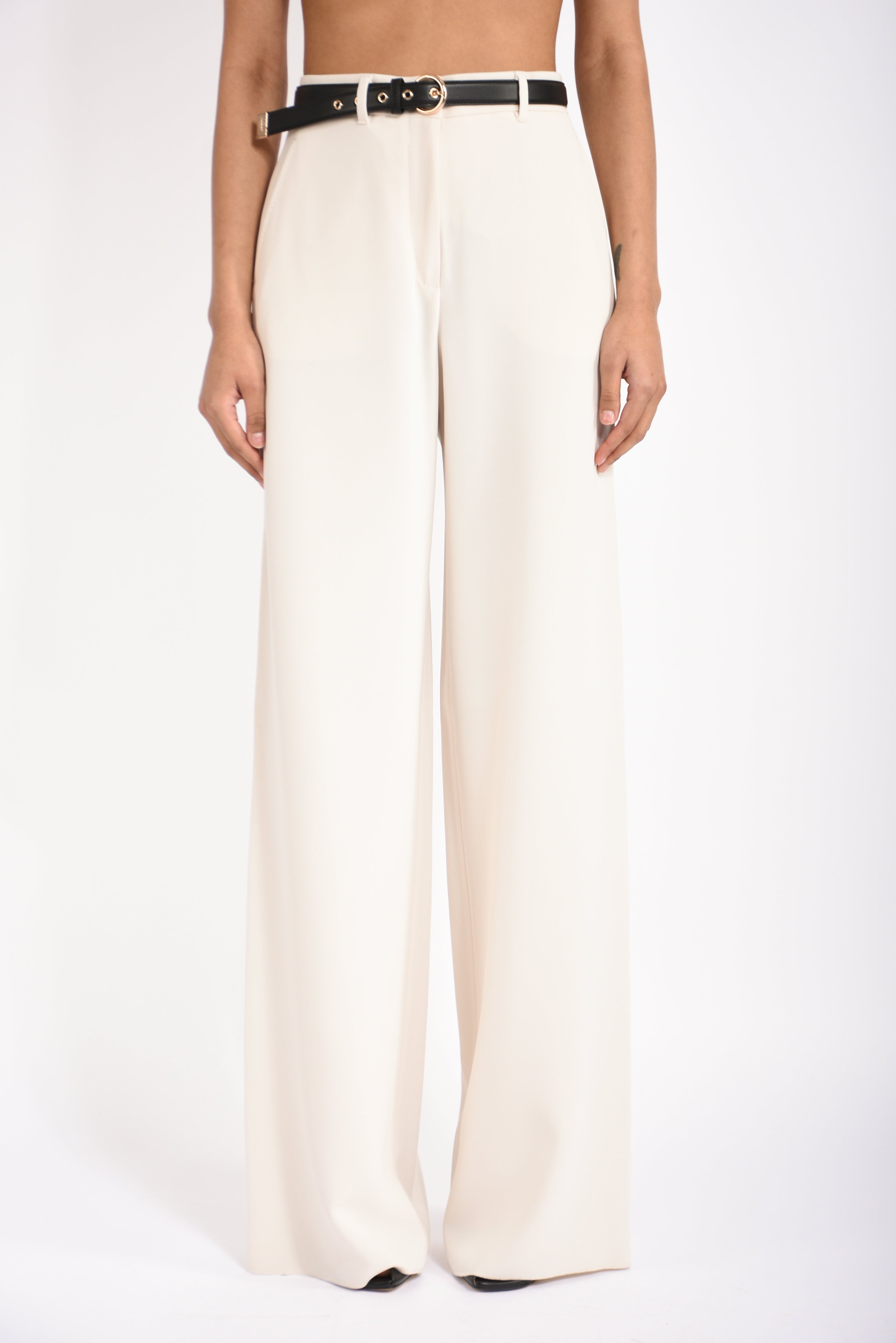 pantaloni wide leg in cady amico