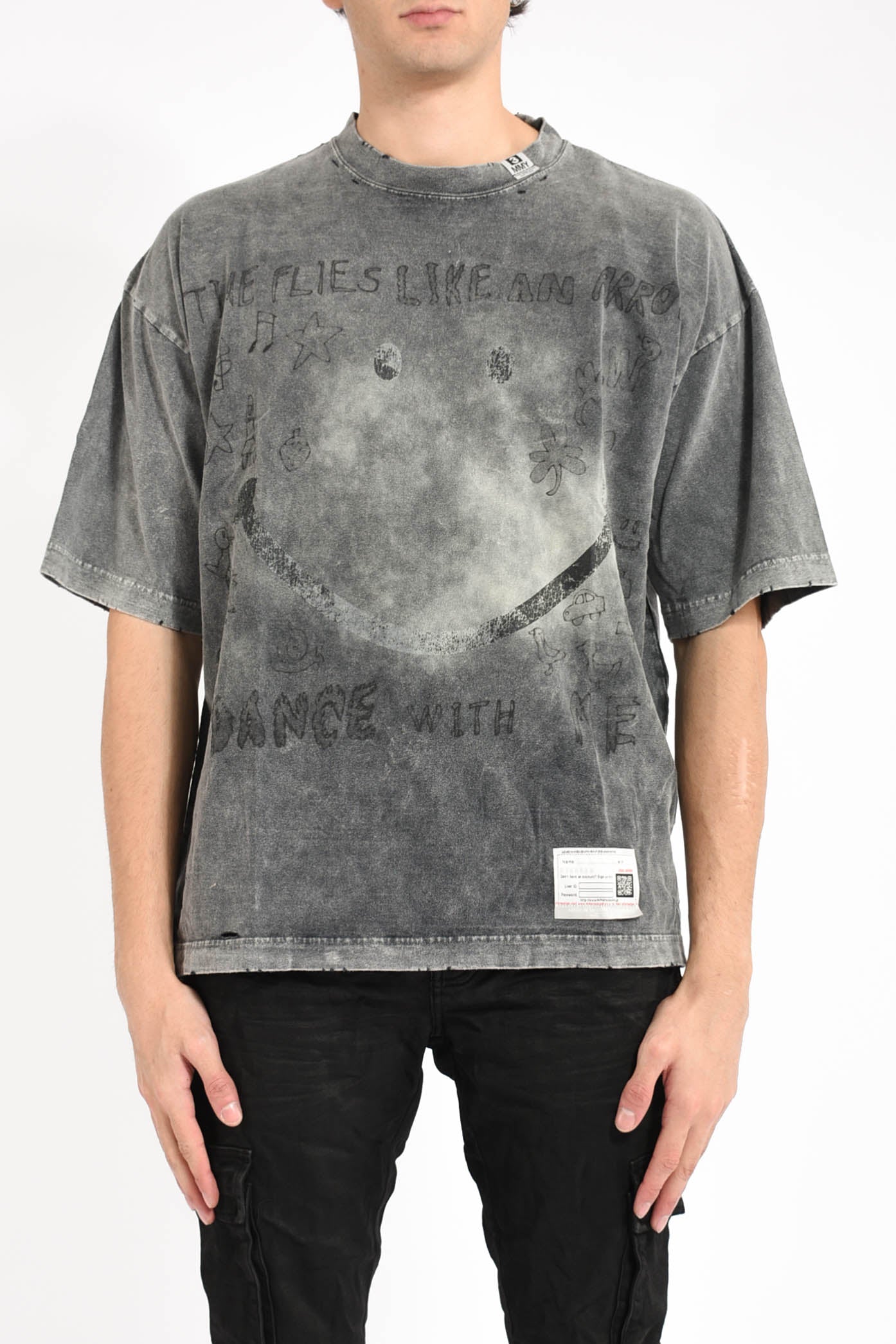 t-shirt bleached