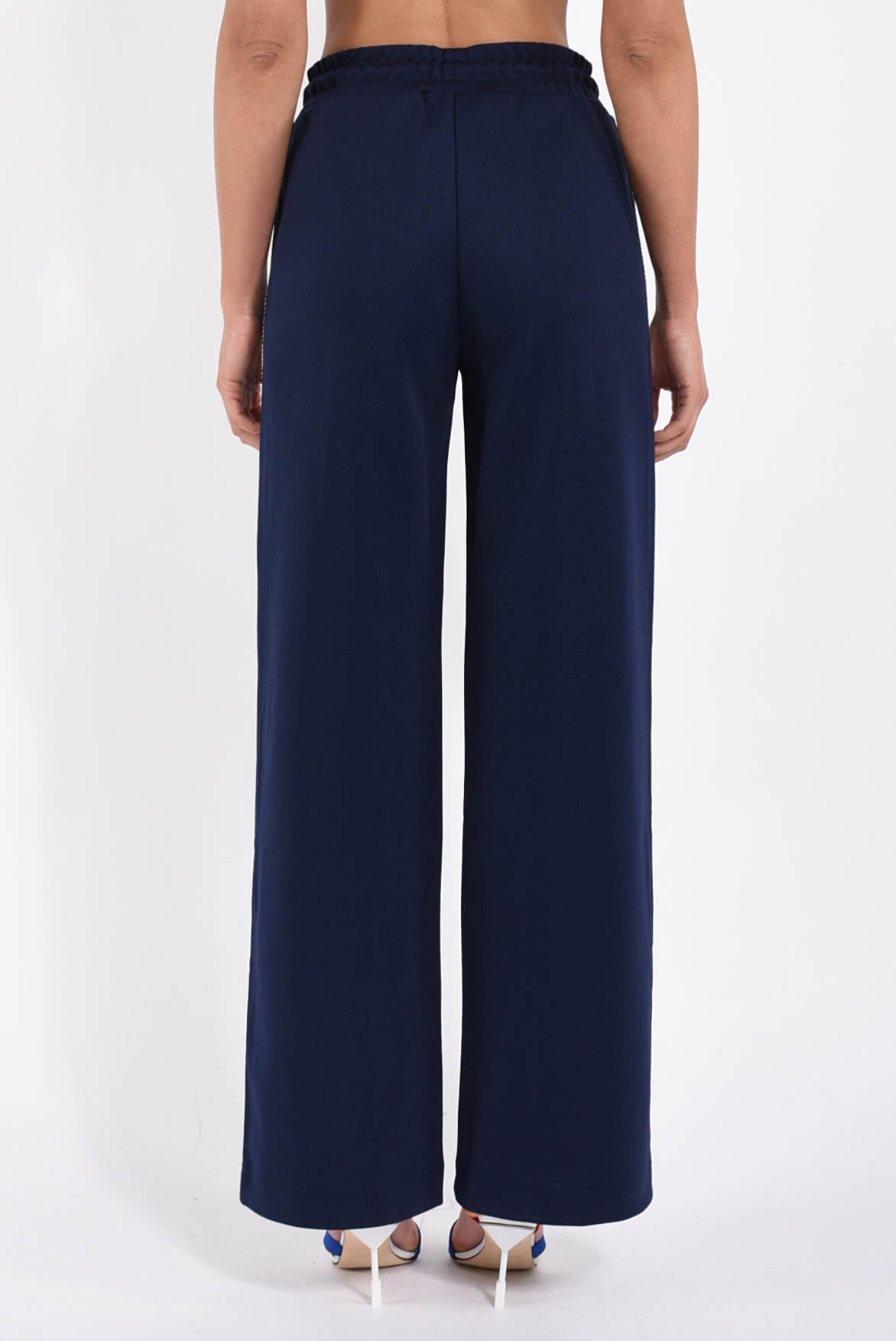 pantaloni jogger con ricamo