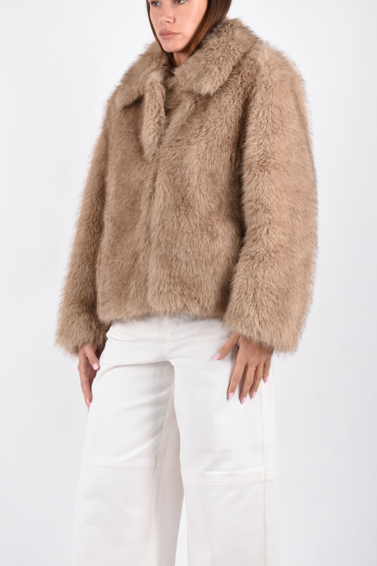 Cappotto corto dalla texture soffice SMMALCE 2629456011600