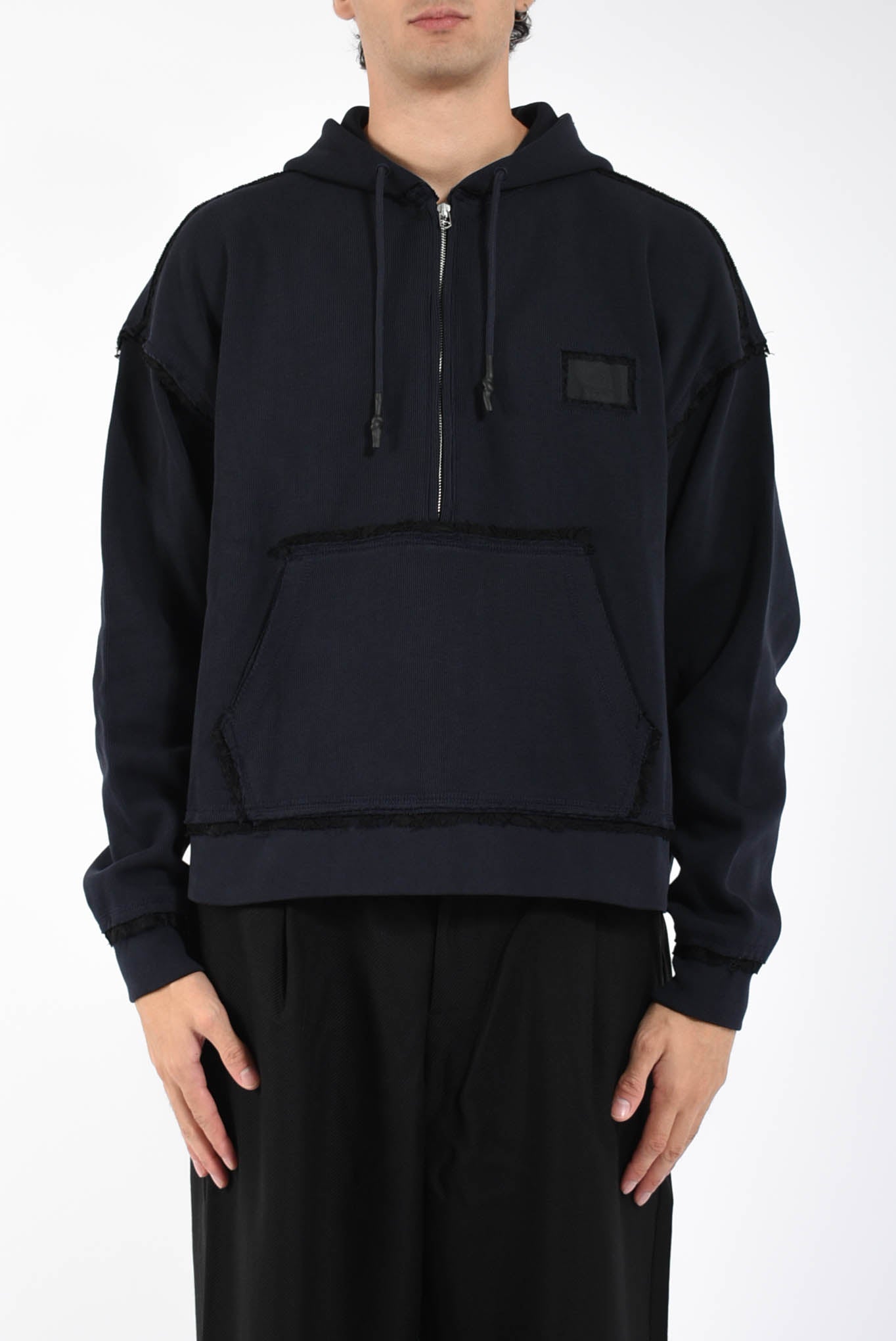 felpa con cappuccio HALF ZIP