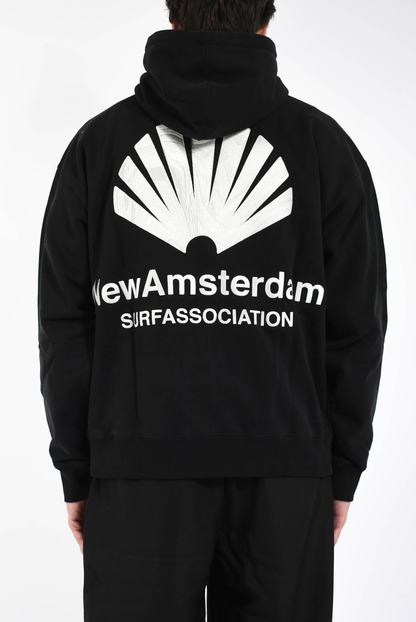 felpa con cappuccio logo