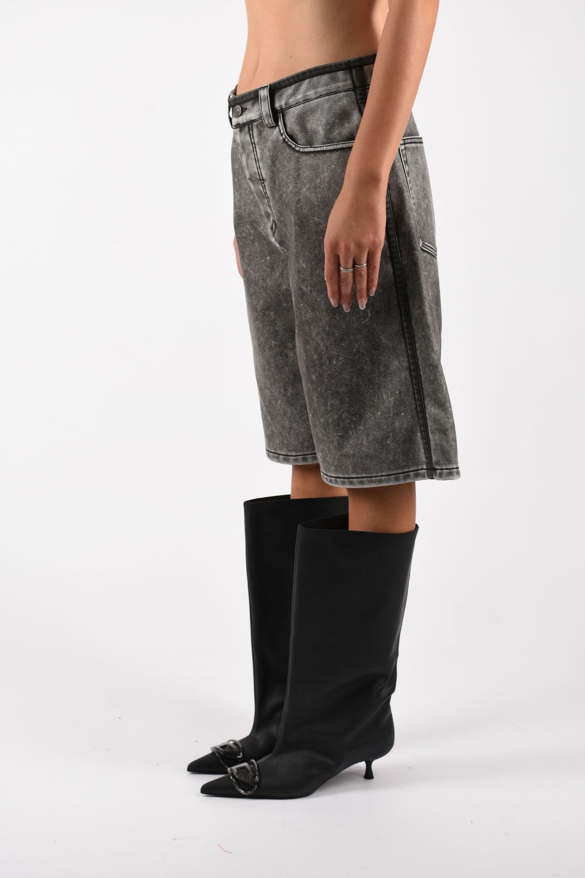Bermuda shorts in PU P-ARLOR