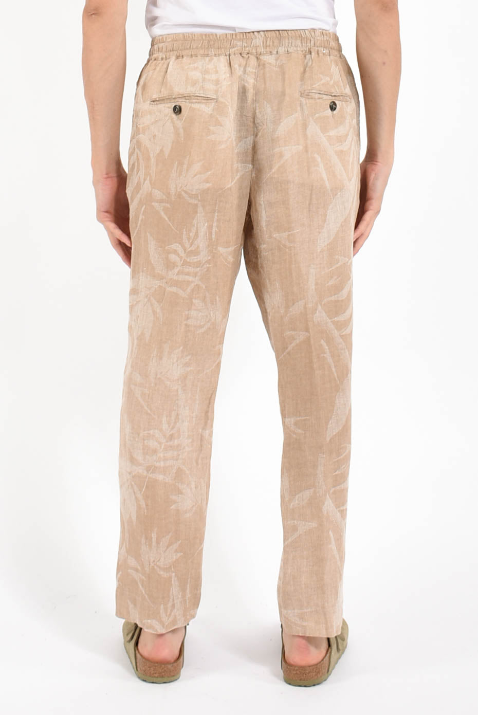 Pantaloni fantasia in lino