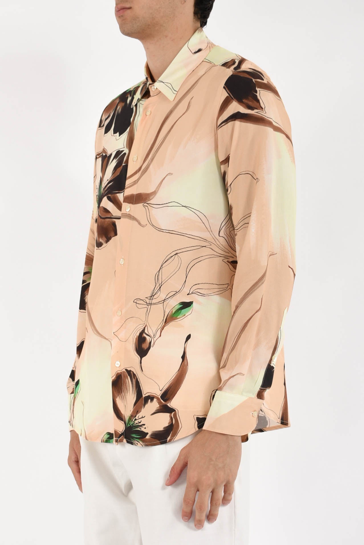 Camicia fantasia in viscosa