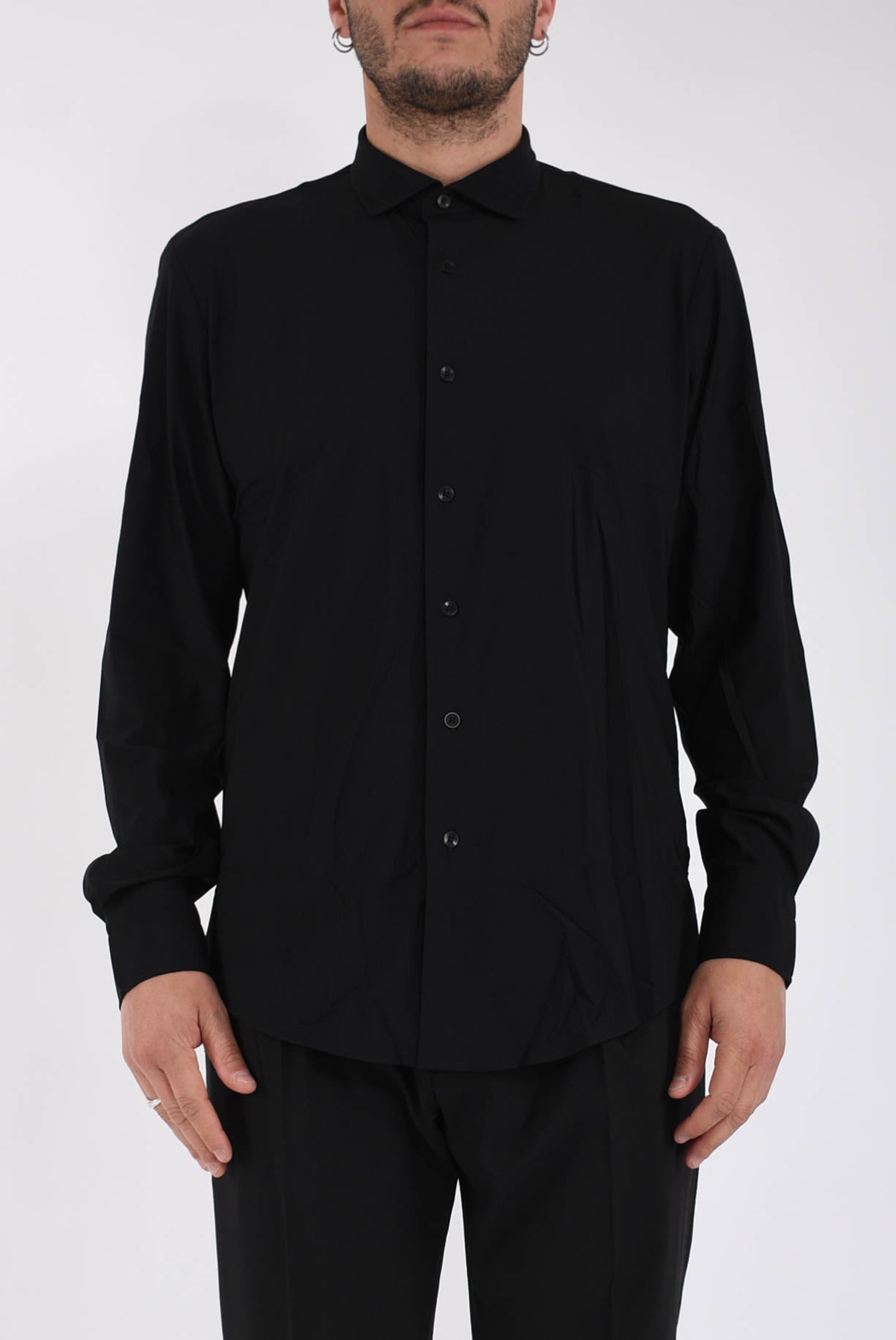 Camicia in tessuto strech