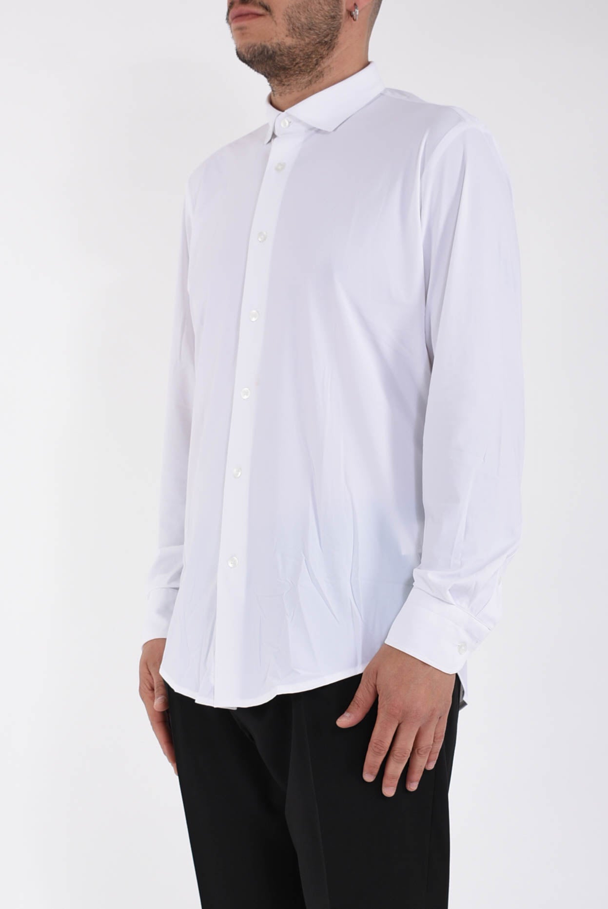 Camicia in tessuto strech