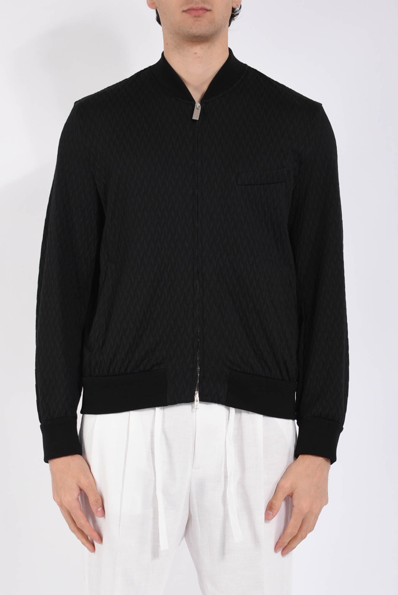 Bomber in jersey