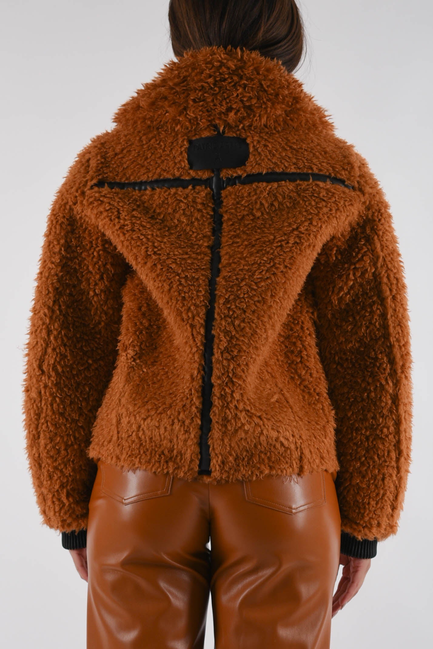 giubbino cropped reversibile