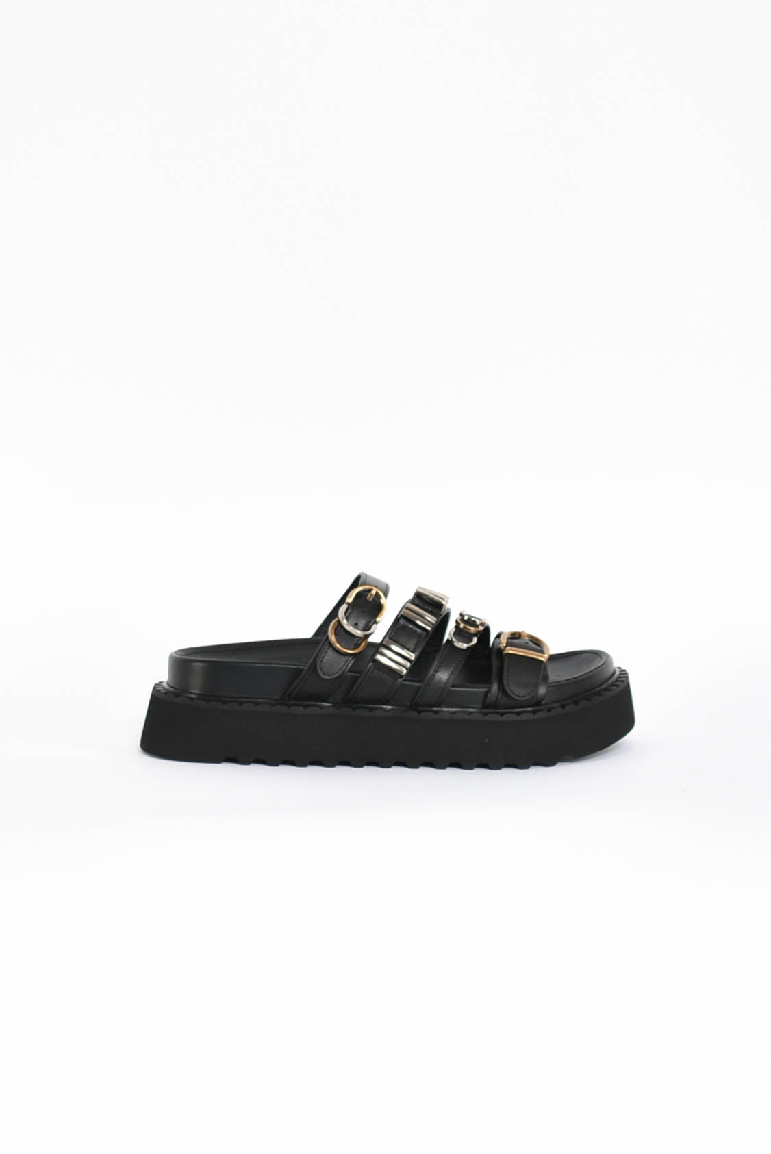 sandali bassi in pelle modello kate