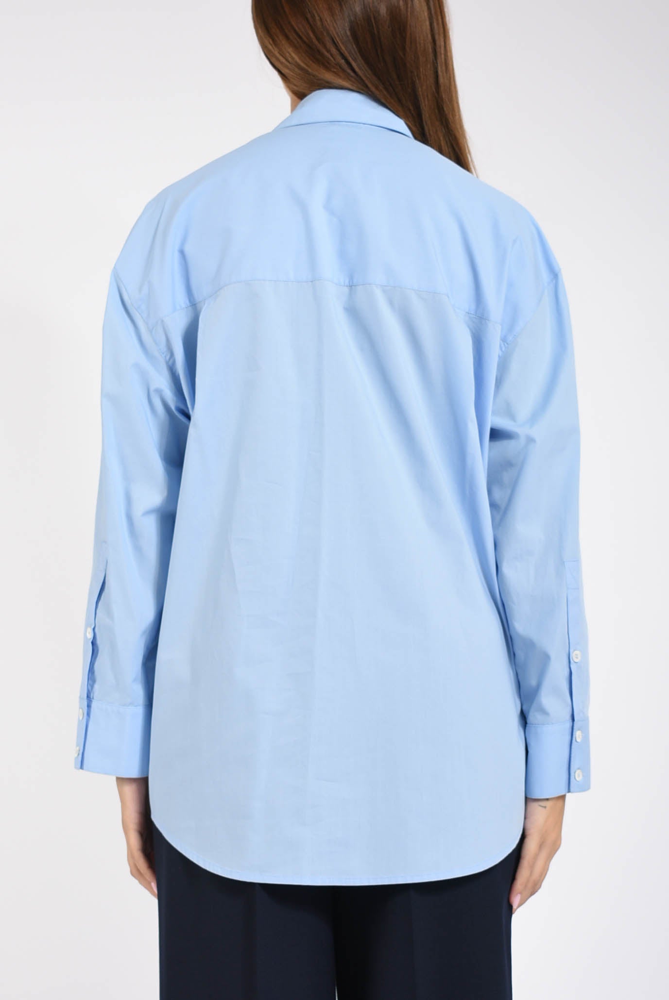 Camicia con applicazioni gioiello