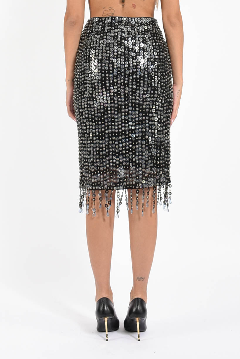 gonna midi con paillettes passaparola