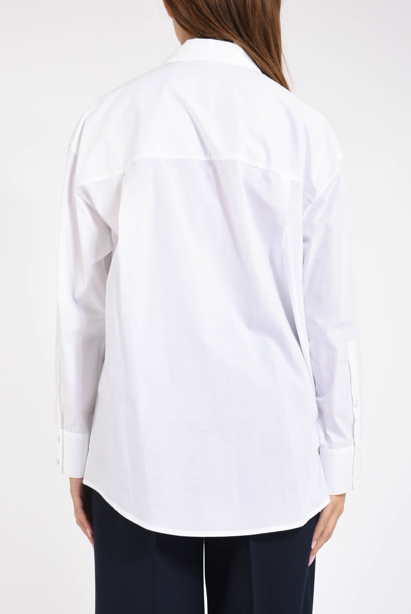 Camicia con applicazioni gioiello
