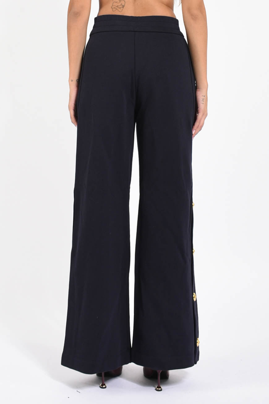 pantaloni joogger con bottoni