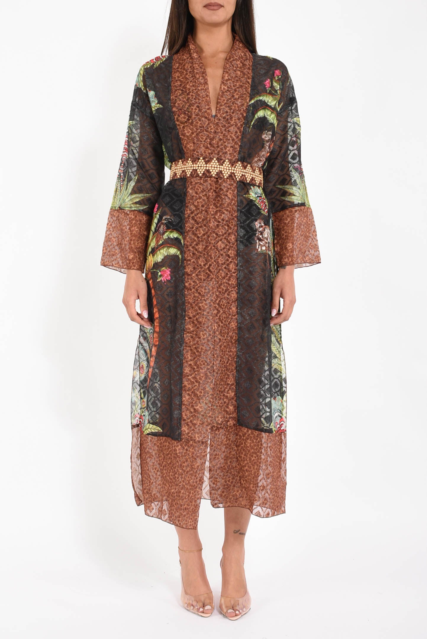 abito Kimono Lungo Safari