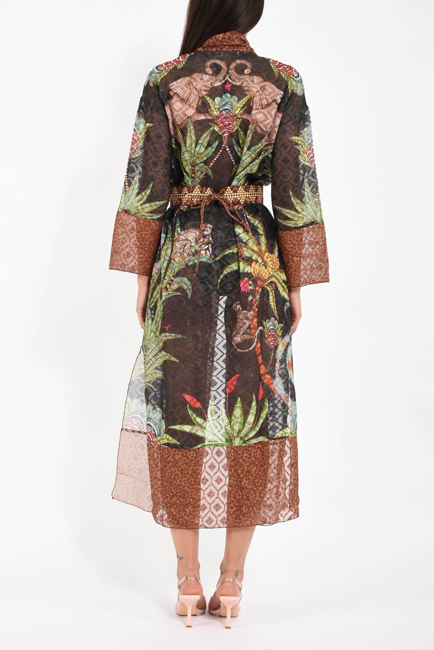 abito Kimono Lungo Safari