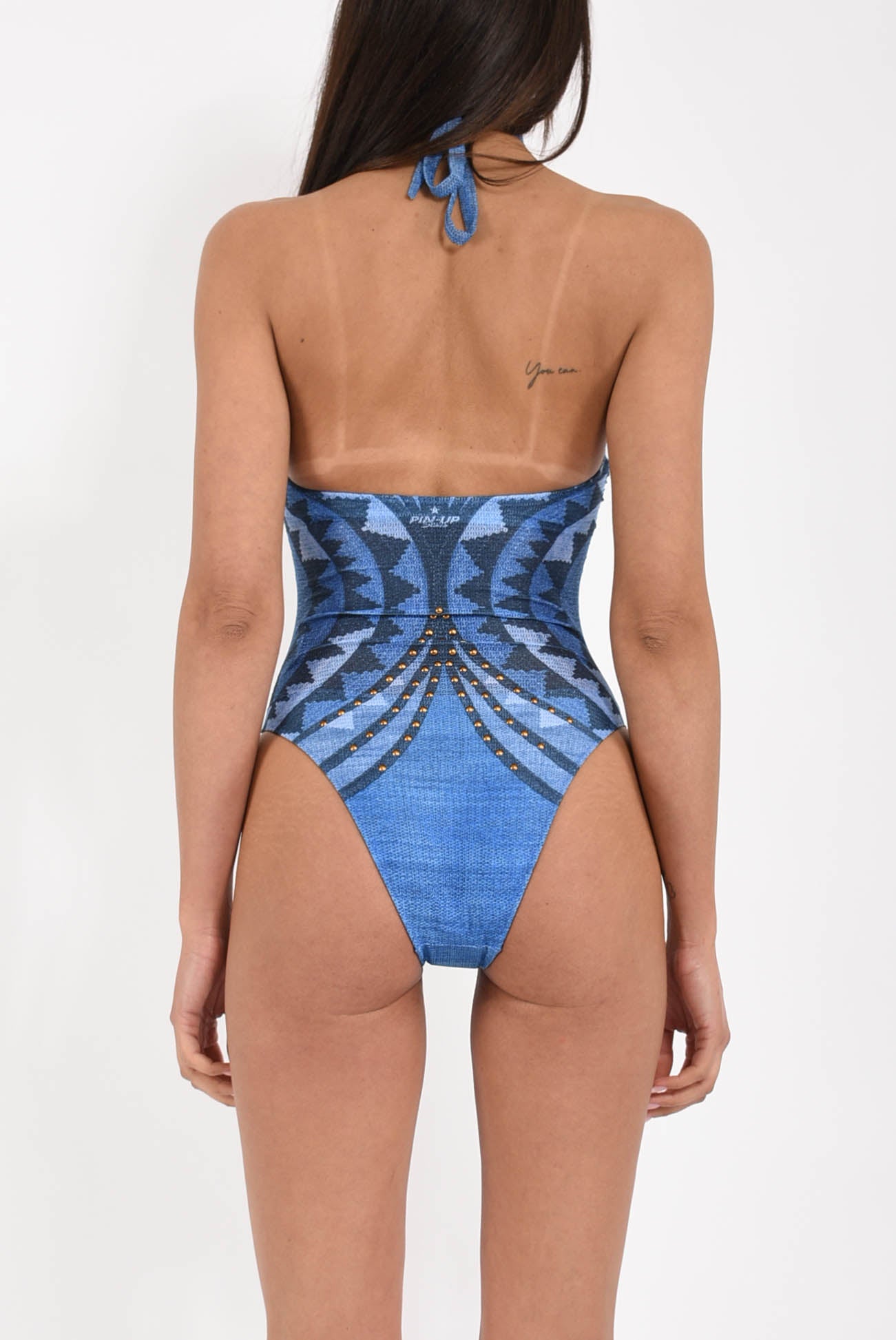 costume Intero Borchie Intreccio Africano