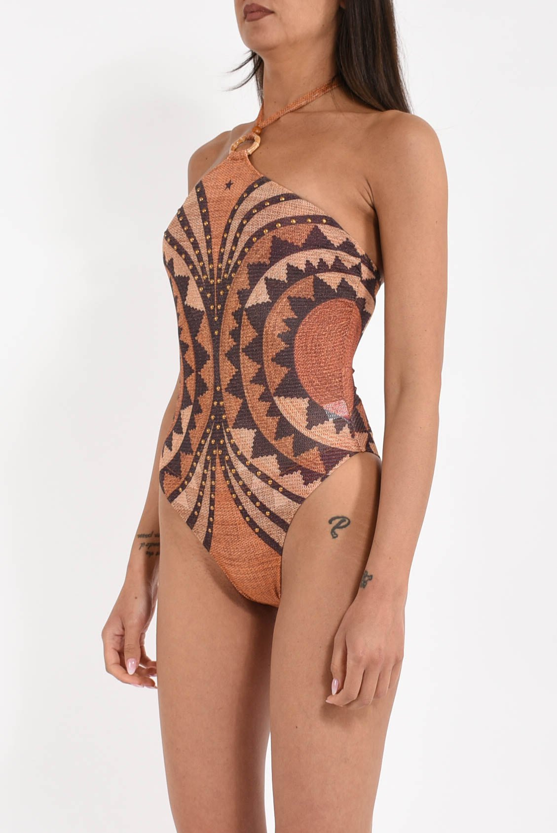 Costume Intero Borchie Intreccio Africano