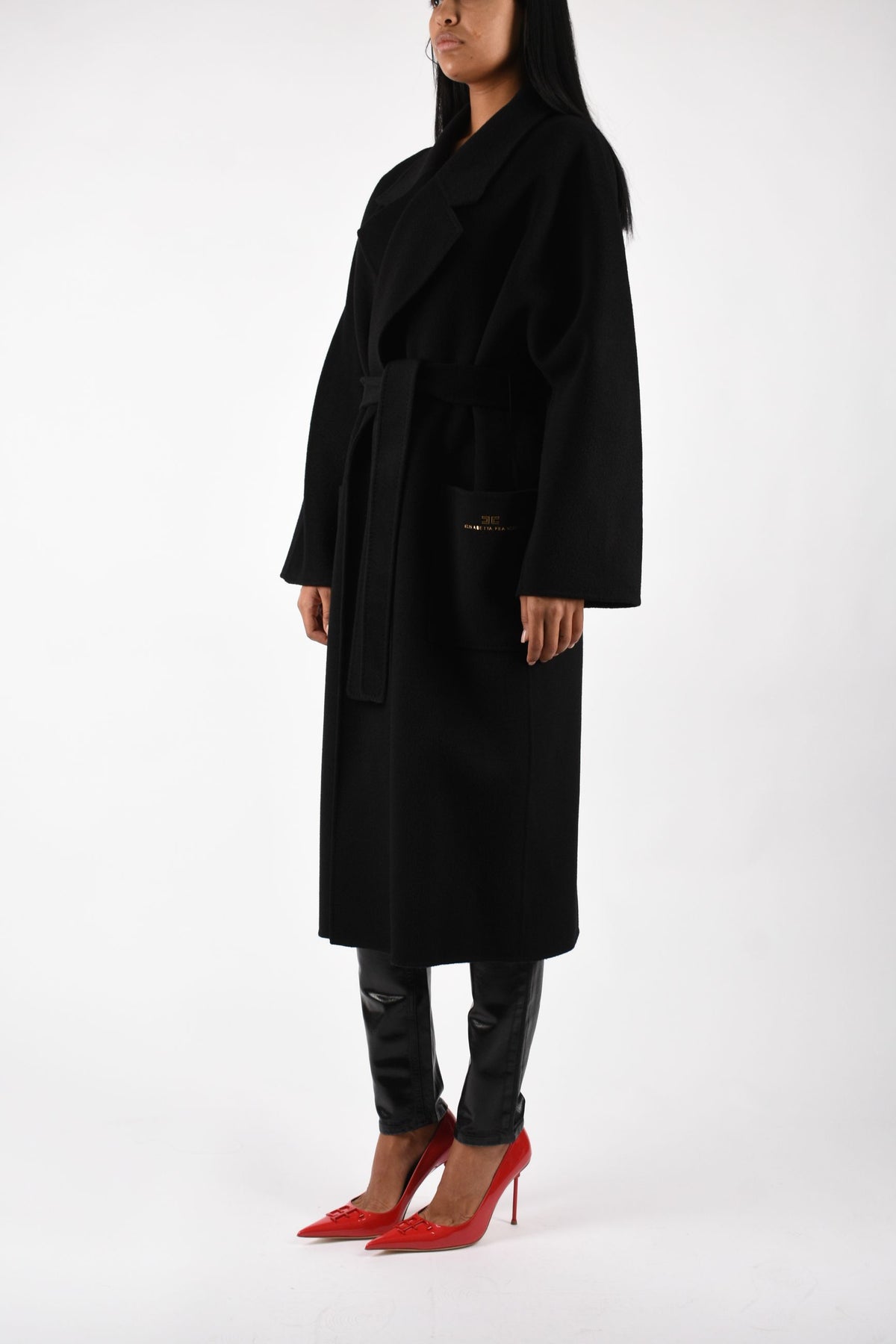 Cappotto in panno double di lana CP01D66E2