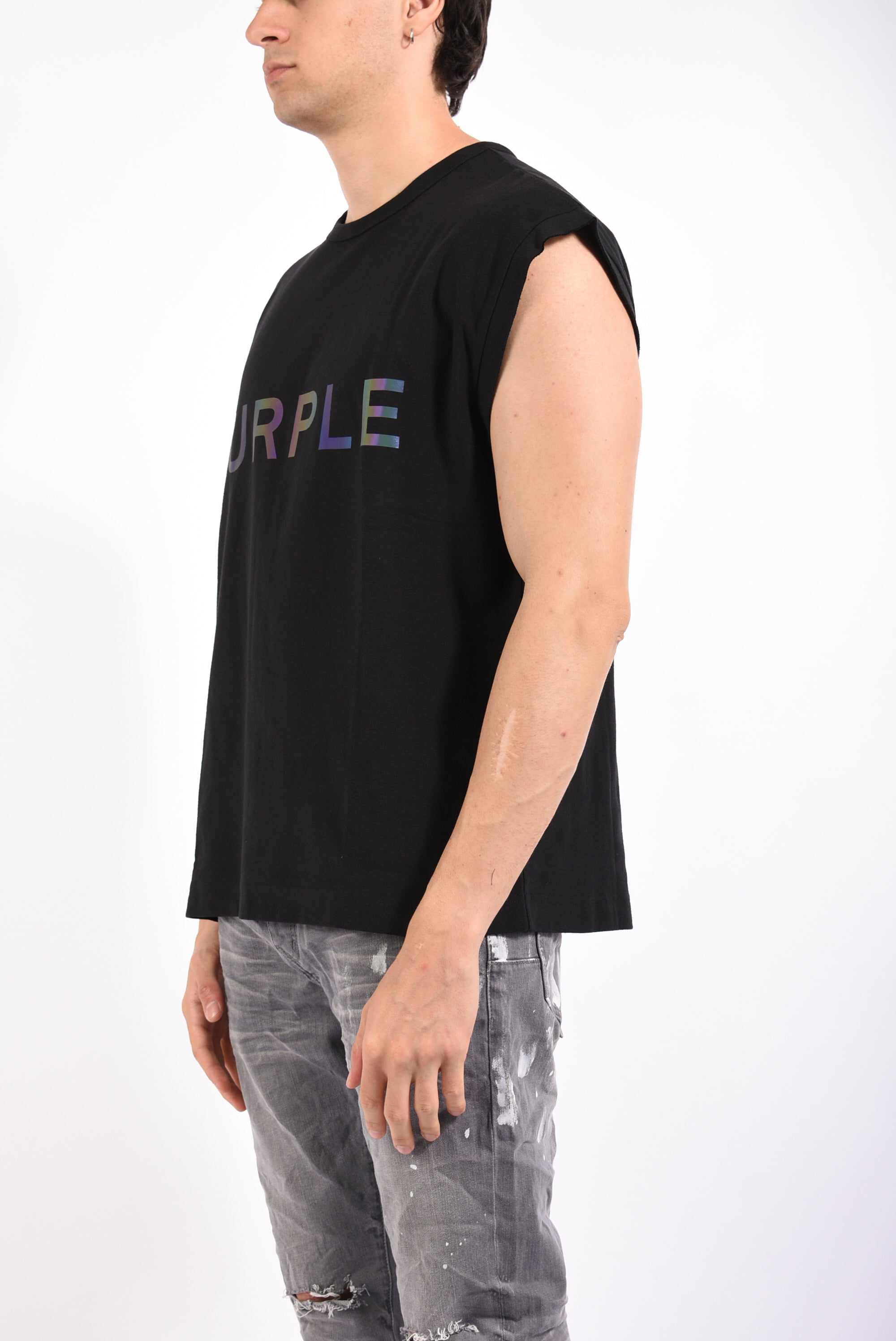 T-shirt smanicata