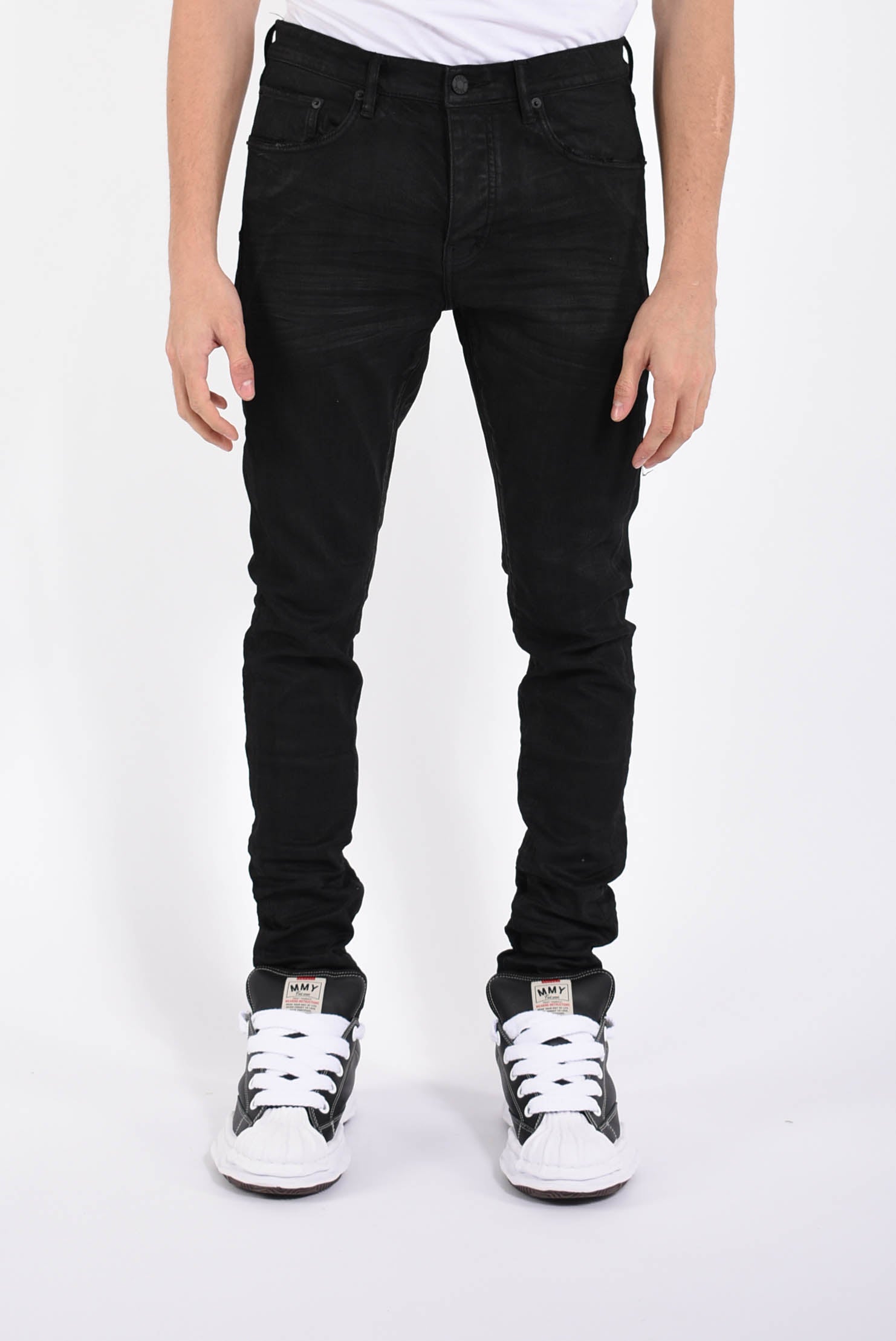 jeans skinny Black Resin 3/D