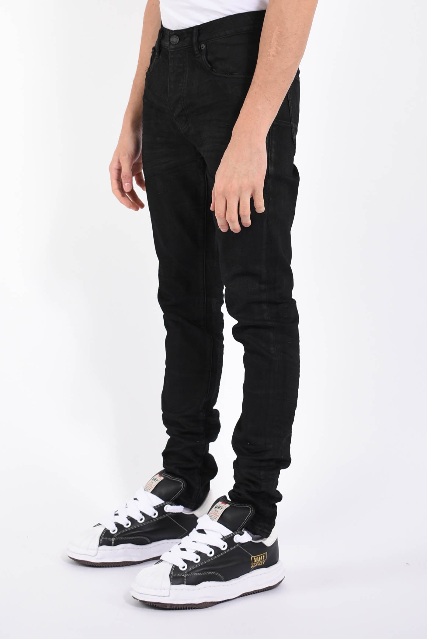 jeans skinny Black Resin 3/D