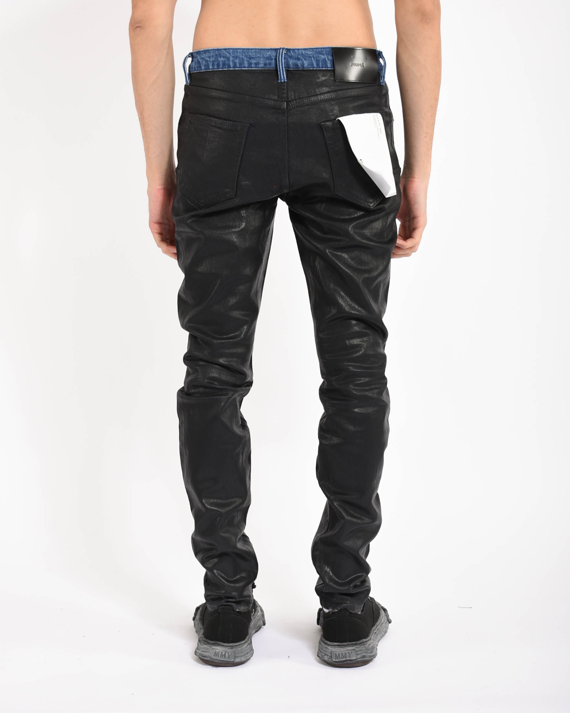 jeans skinny coated indigo