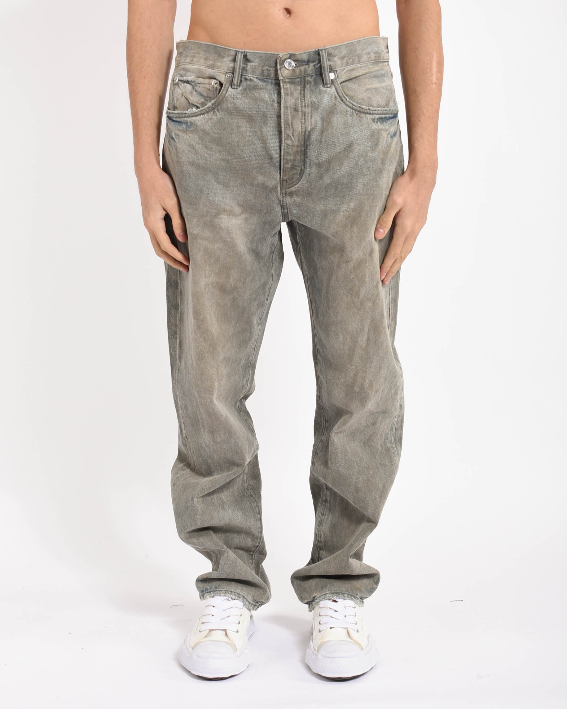 jean Straight Leg arcilla dirty