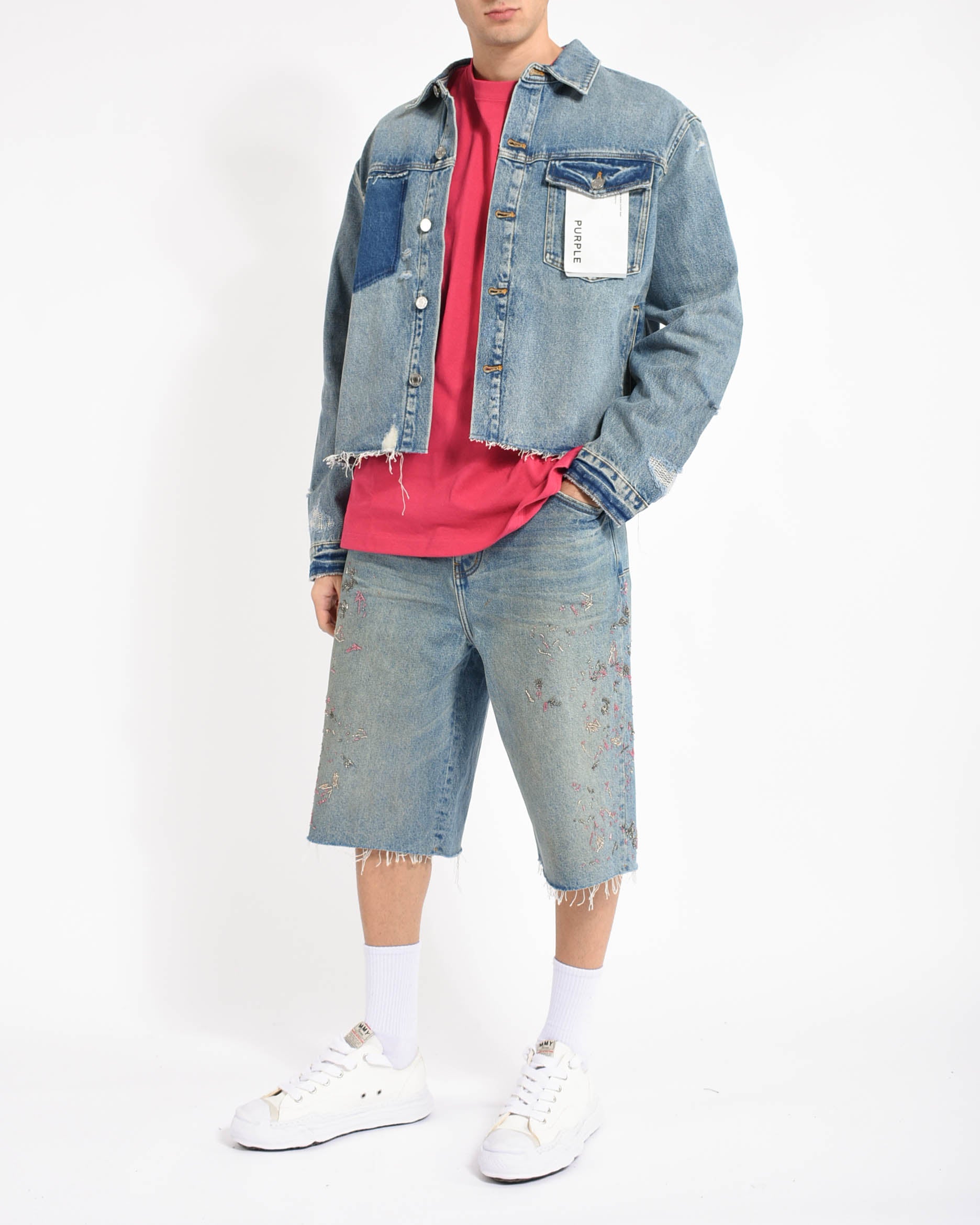 giubbino Distressed Cropped