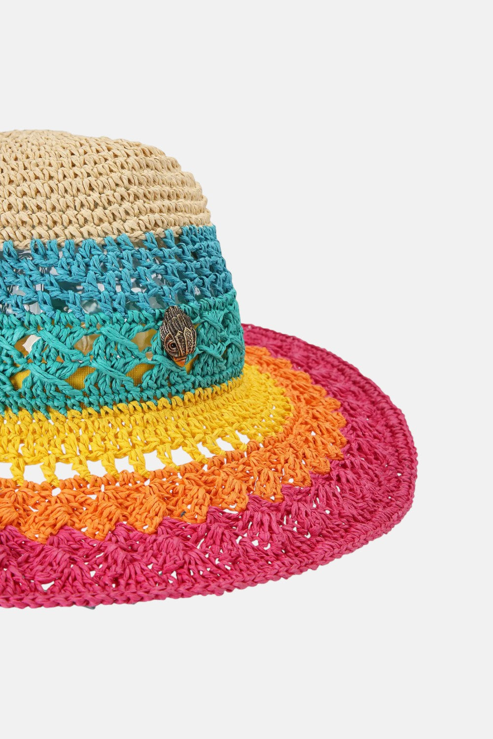 cappello rainbow fedora