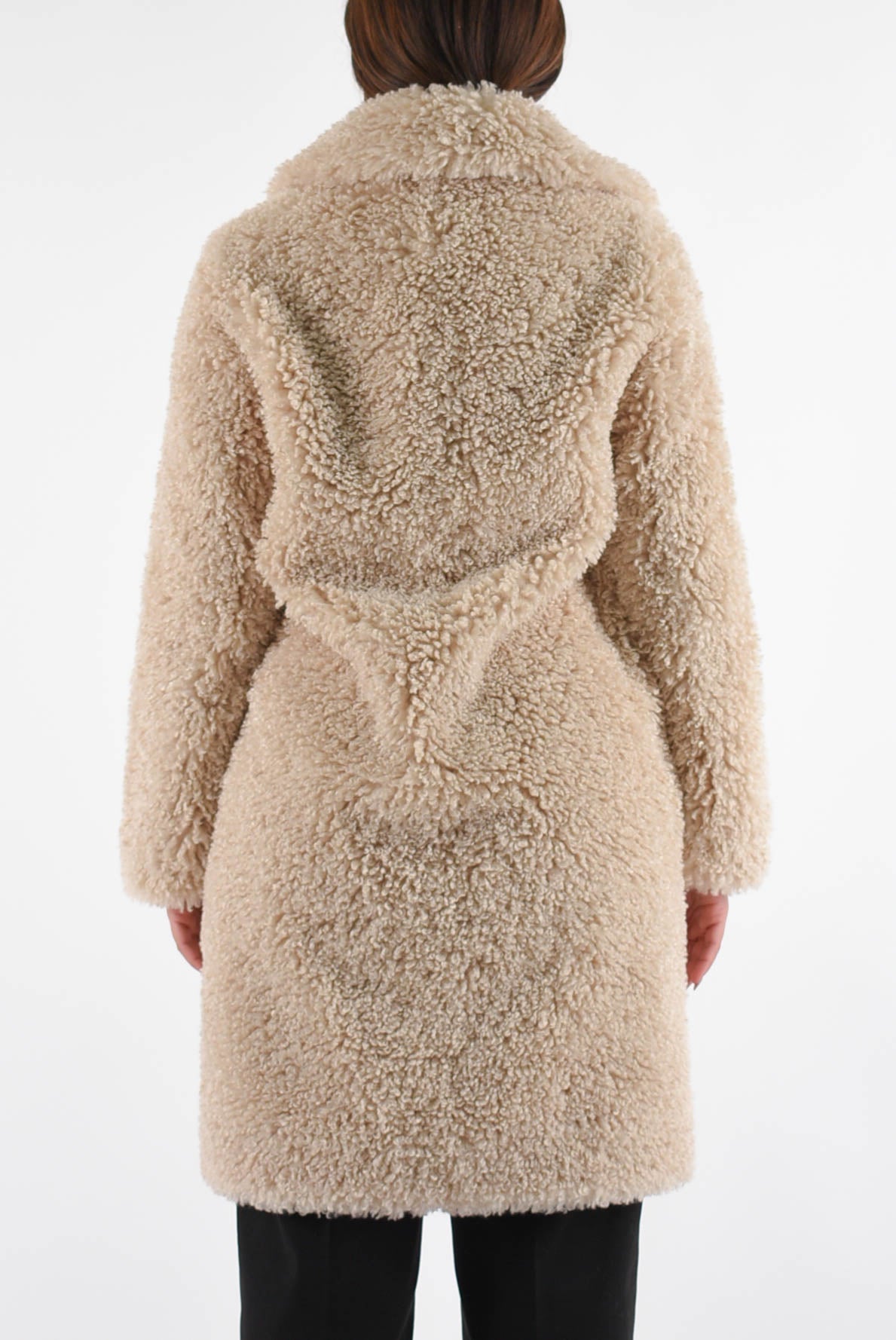 cappotto reversibile modello lamb coat
