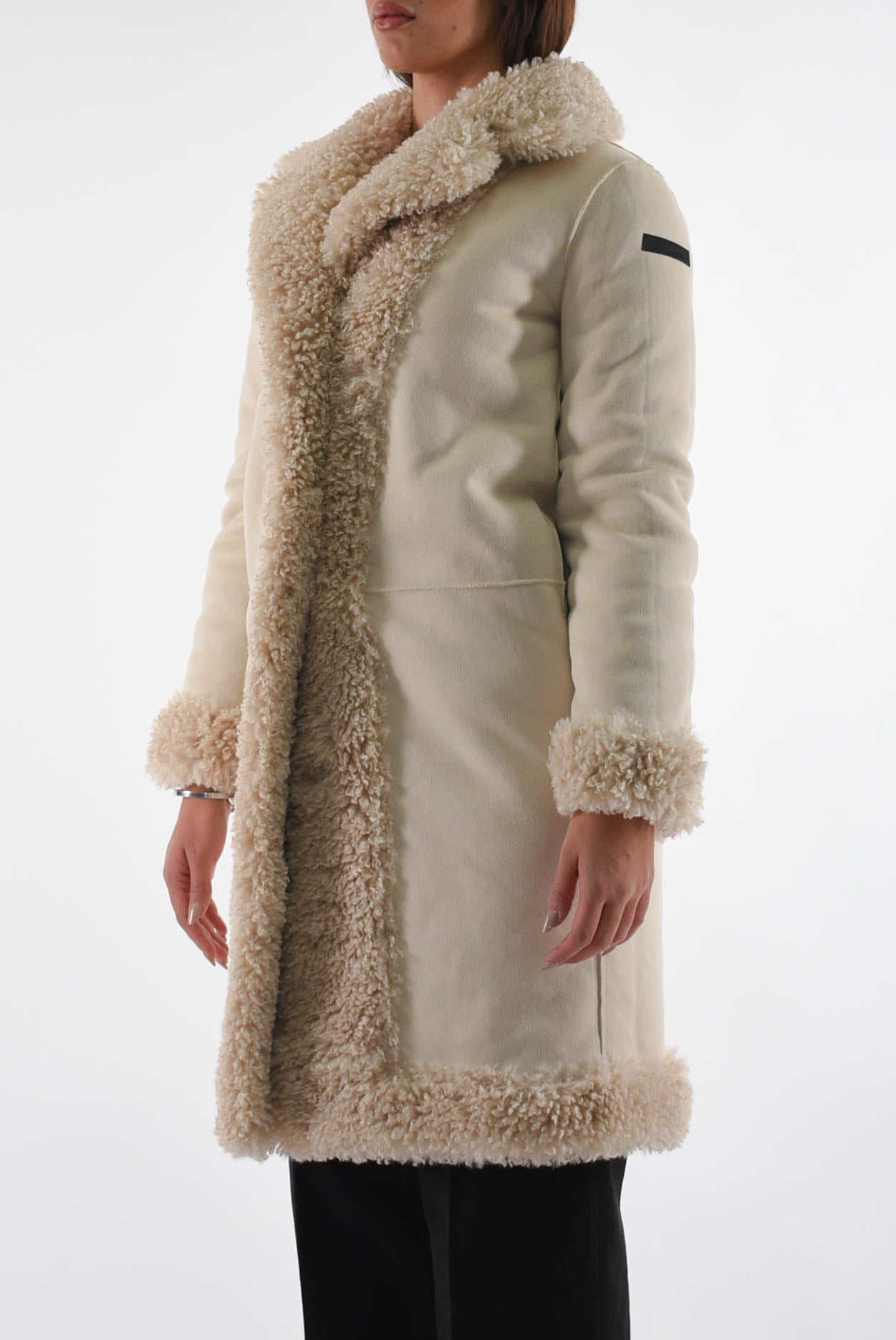 cappotto reversibile modello lamb coat